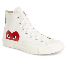 Comme des Garçons PLAY x Converse Chuck Taylor® - 'Hidden Heart' High Top Sneaker (Men)