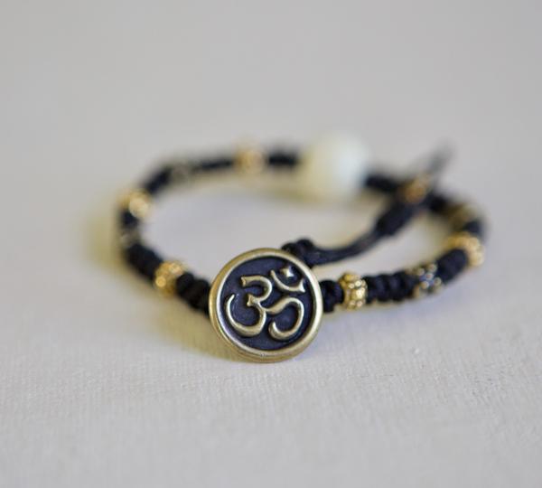 Brass Bead Black Friendship...