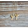 Shark Tooth Pendant Gold Filled Necklace - 16" Length