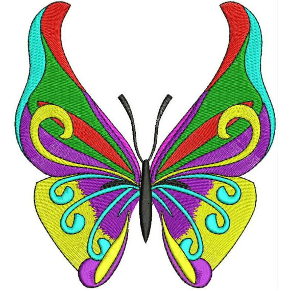 Butterfly Machine Embroider...