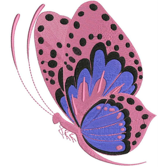 Butterfly Machine Embroider...