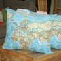 Personalised Giant World Cushion