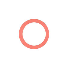 Silicone ring / O ring for pacifier clips