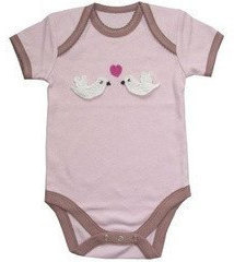 Love Bird Baby Vest