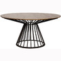 Noir - Aldo Table w/ Metal Base