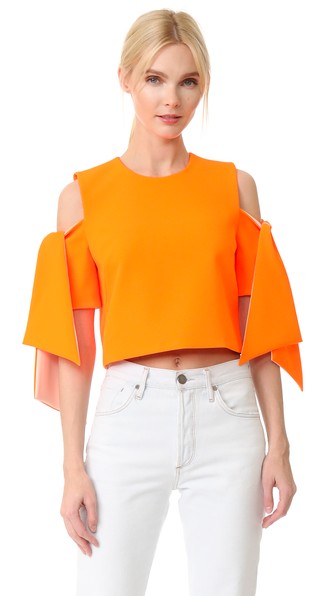 Milly Cropped Ansley Top