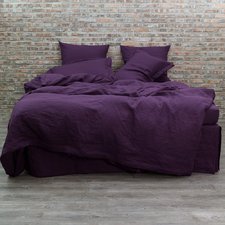 Quilt Cover Basic Aubergine - Linenshed