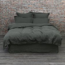 Bespoke Linen Black Quilt Cover – Linenshed.com.au