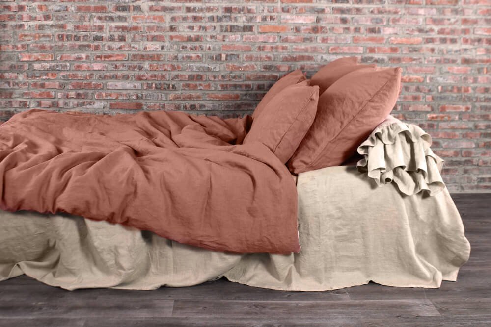 Pure Linen Duvet Cover - Cu...