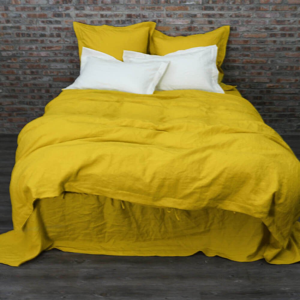 French Flax Linen Duvet Cov...