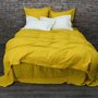 French Flax Linen Duvet Cover in Curry - Linenshed.com.au