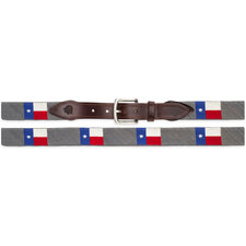 Texas Flag Needlepoint Belt