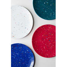 Zak Rainbow Confetti Salad Plate
