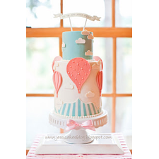 Jessicakes: Hot Air Balloon Cake - Up Up and Away!