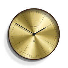 Mr. Clarke Wall Clock by Newgate MOCHA/BRASS