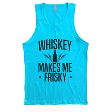 Whiskey Makes Me Frisky Mens Tank Top By Womens Tank Tops