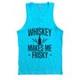 Whiskey Makes Me Frisky Mens Tank Top By Womens Tank Tops
