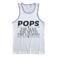 Pops The Man The Myth The Legend Mens Tank Top By Womens Tank Tops