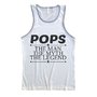 Pops The Man The Myth The Legend Mens Tank Top By Womens Tank Tops