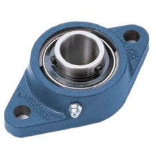 2 Bolt Flanged Bearing & Grub Screws