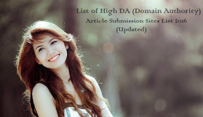 Article Submission Sites Li...