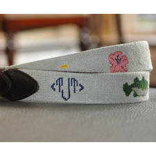 Custom Needlepoint Belt at $100