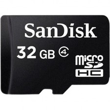 SanDisk MicroSDHC Card With Adapter 32GB