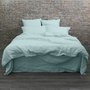 Garment Washed Linen Duvet Cover Icy Blue - Linenshed.com.au