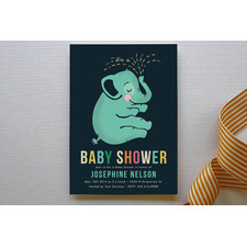 Baby Elephant Baby Shower Invitations