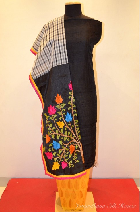 Designer Black Cotton Suits...