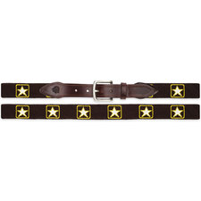 Traditional Army Needlepoint Belt