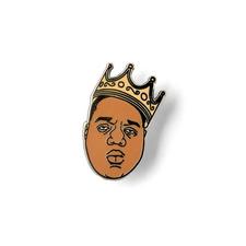 Notorious Big hard enamel lapel pin