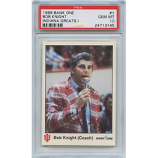 Shop 1986-87 Indiana Greats I #1 Bobby Knight CO Card-  Beckett.com