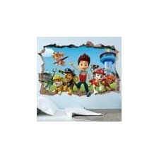 Paw Patrol 3D Smashed Wall Decal