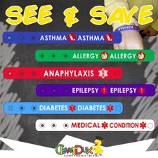 See and Save Medical Wristbands |Medical Bracelet
