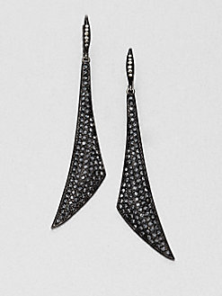Adriana Orsini - Pavé Crystal Abstract Drop Earrings