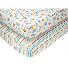 Zutano Juba 2 Piece Sheet Set, Multi-Colored