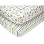 Zutano Juba 2 Piece Sheet Set, Multi-Colored