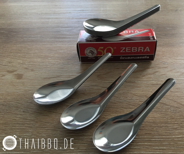 Thai Suppenlöffel ZEBRA - 1...