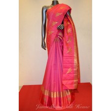 Bridal Exclsuive Kanjeevaram Silk With Traditional Zari Border