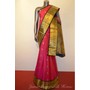  Pink With Classic Black Exclusive Kanjeevaram Silk Saree