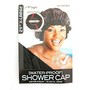 X-Large BLACK 21 Extra Large Water-Proof SHOWER CAP with Comfortable Elastic Band XL