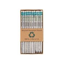 Recycled Newspaper No. 2 Pencils - Set of 12