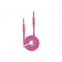 iPhone 6 Plus (5.5) Flat Wire 3.5mm Audio Cable for Smartphones/Tablets/MP3 Players - Pink
