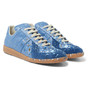 MAISON MARGIELA Replica Paint-Splattered Suede And Leather Sneakers