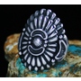 Harry h. Begay Hammered Ingot Sterling Silver Ring