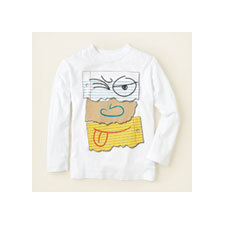 scribble paper graphic tee