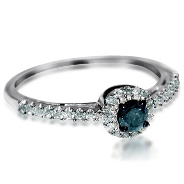 Blue diamond Engaement Prom...