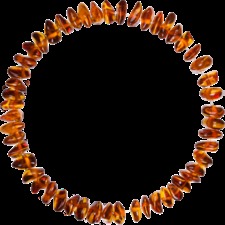 NUGGETS COGNAC TEETHING BRACELET