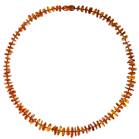 NUGGETS COGNAC ADULT NECKLACE